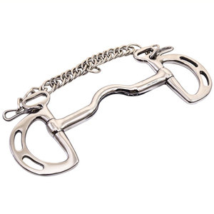 New Custom Low Port Bit Stainless Steel Horse Product with Smooth Mouthpiece for Veterinary <b>Instruments</b> Wholesale Rate OEM - Product Image 2