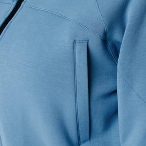 Sweat-shirt court à manches longues épais personnalisé pour femme, avec cordon de serrage, en polaire, style veste à capuche zippée, vente en gros - Product Image 5