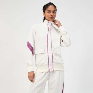 Surdimensionné personnalisé blanc 2 pièces femmes survêtement ensemble pleine longueur respirant sweat à capuche et pantalons de survêtement survêtement femmes survêtement - Product Image 5