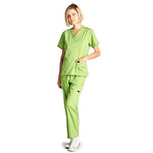 Uniformes de Enfermería de moda de alta calidad para mujer, uniformes de hospital de nuevo diseño, conjuntos de uniformes de Enfermería Médica de punto - Product Image 2