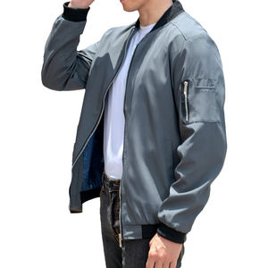 Chaqueta bomber de béisbol reversible de satén, diseño personalizado para hombres estudiantes, chaqueta americana estilo universitario para hombre, chaqueta de invierno. - Product Image 5