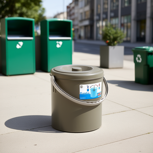 Stefanplast Waste <b>Bin</b> (10Lt) EUREKA Tortora 20115 for Waste Management - Product Image 3