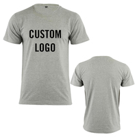 T-shirt pour homme à manches courtes, tendance, personnalisé, en mélange polyester/coton, imprimé à l'écran, motif uni, écologique, léger
