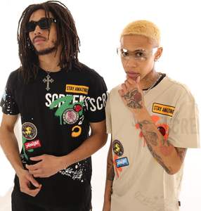 T-shirt pour homme de haute qualité 100% coton, style boxy, streetwear hip-hop, technique ultra premium, t-shirt personnalisable avec logo - Product Image 6