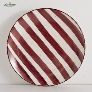 ชุดภาชนะพอร์ซเลนสำหรับรับประทานอาหารลายวาดมือหรูหราเครื่องใช้บนโต๊ะอาหารเซรามิกทำมือสำหรับรับประทานอาหารที่บ้านและสำนักงาน - Product Image 4