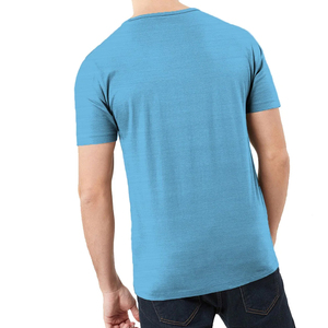 T-shirt de sérigraphie avec logo T-shirts grande taille pour hommes avec logo personnalisé T-shirt en coton uni - Product Image 6