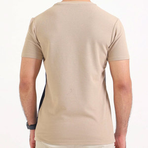 Camiseta Formal para Hombre al por Mayor, Mezcla de Algodón y Poliéster, Estilo Urbano Moderno, Corte Regular, Cómoda, Transpirable, de Secado Rápido, Manga Corta - Product Image 3