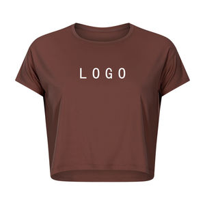 T-shirt ample à manches courtes en coton pur respirant pour femmes tendance américaines, col en V, streetwear d'été - Product Image 6