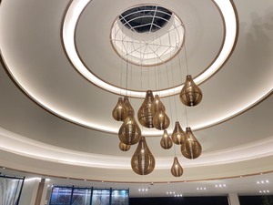 โคมไฟข้างเตียงทำด้วยมือทำจากไม้99โกลด์ไฟ LED แบบนิ่ม E27ข้อมูลสำหรับห้องนอนโรงแรมห้องพัก - Product Image 2