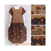 Robe en rayonne pour femme élégante Jumbo avec taille élastique Beau motif floral Vêtements de nuit quotidiens en vente!