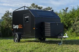 Remolque de Viaje Moderno, Caravana Todoterreno, Remolque de Camping Ligero e Impermeable - Product Image 1