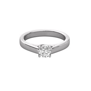 Anillo de Diamante Solitario Brillante en Oro de 14K - Product Image 6