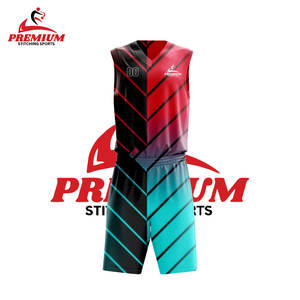 เสื้อบาสเก็ตบอลผ้าตาข่ายสั้นเสื้อเจอร์ซี่สำหรับทีมออกแบบได้ตามต้องการ - Product Image 4