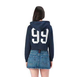 เสื้อมีฮู้ดแบบมีซิปสำหรับผู้หญิงเสื้อมีฮู้ดสีและขนาดตามสั่ง - Product Image 2