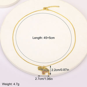 QIKU Collana con Ciondolo a Forma di <span class=keywords><strong>Mappa</strong></span> del Venezuela Cuore e Stella Gioielli per Donna Ragazza Catena Girocollo Accessori Regalo di Compleanno - Product Image 6