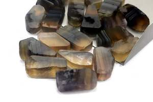 ชุด5ชิ้นหินฟลูออไรต์ธรรมชาติขนาดใหญ่30-35มม. เครื่องประดับที่มีเอกลักษณ์เฉพาะทำอัญมณีหลวม - Product Image 2