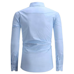 เสื้อมีกระดุมสำหรับผู้ชายเสื้อมีกระดุมสำหรับผู้ชายเสื้อระบายอากาศได้ดีน้ำหนักเบา - Product Image 2