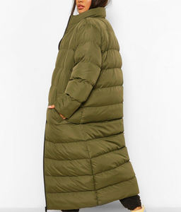 Nouvelle veste bomber pour femme d'hiver 2025, à capuche, imperméable, respirante, rembourrage en polyester 320g, col amovible, parka personnalisée - Product Image 3