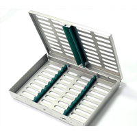 Boîte de support de cassettes de stérilisation pour autoclave chirurgical dentaire allemand de qualité supérieure pour 10 instruments, cassettes de stérilisation