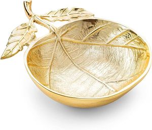 Bol décoratif en métal doré avec nouveau conçu pour les intérieurs de maison de luxe et un accent décoratif - Product Image 1