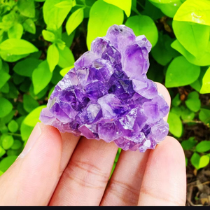 Améthyste druzy, pierre précieuse en vrac, cristal brut naturel, amas de cristal de quartz, pierre de guérison Reiki, protection spirituelle, pierre de cristal - Product Image 1