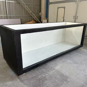 Vente en Gros Fabricant Bassin à Carpes Koï en Fibre de Verre PRV avec Fenêtre d'Observation Compartiment de Filtration Aquarium Personnalisé pour Utilisation en Extérieur sur Terrasse - Product Image 6