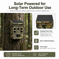 Caméra de chasse Sensvision, fabricant de caméras de surveillance, alimentée par énergie solaire, WiFi, 4K, 64MP, déclenchement 0,2s, détection 21m, caméra de surveillance de la faune