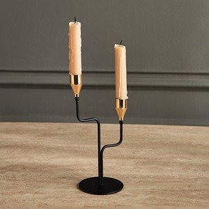 เชิงเทียนตกแต่งที่วางบนโต๊ะที่สง่างามโคมไฟเสาที่ให้คำมั่นสัญญาสำหรับการตกแต่งบ้านที่แสนโรแมนติกแสนสบาย - Product Image 6