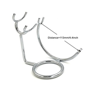 Shave Edge Sharp Stainless Steel Portable Folding Shaving Handle Set OEM Design Barber Shaving Brush Razor Stand for Men's - Product Image 1