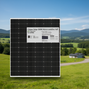 แผงโซลาร์เซลล์ Citizen Solar 550W โมโนคริสตัลไลน์แบบฮาล์ฟเซลล์ BIPV ได้รับการรับรองมาตรฐาน TUV - Product Image 3