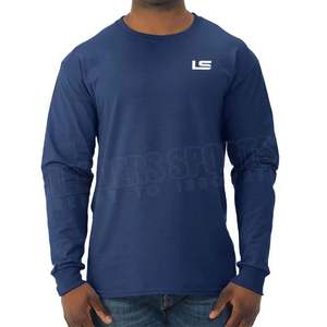 Recién llegado, camisetas lisas de algodón para hombre, camiseta de manga larga de diseño único de tela cómoda de alta calidad - Product Image 1