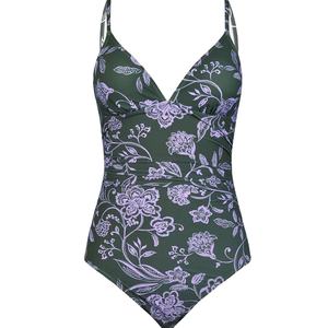 Maillot de bain bikini femme ultra tendance, coupe haute, respirant, confortable, qualité supérieure, séchage rapide, facile à laver, devant à fermeture frontale - Product Image 1