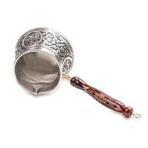 Cafetera Turca Artesanal de Cobre con Mango de Madera, Vajilla, Taza de Café, Decoración de Mesa para el Hogar, Cocina, Restaurante, Hotel, Fiesta - Product Image 2