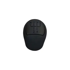 Pomo de Palanca de Cambios para Renault Clio Megane Kangoo, Nuevo Modelo, 6 Velocidades, Negro, Hecho de Aluminio y Cuero, Número de Modelo 8200568122 - Product Image 1