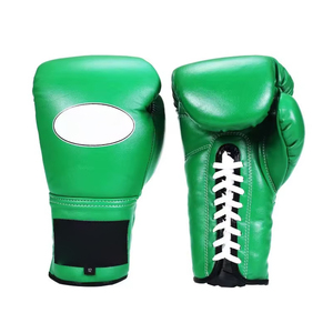 ถุงมือชกมวยหนังสีดำแดงขนาด18 oz ถุงมือชกมวยสำหรับเล่นมวย - Product Image 3