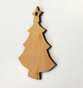 Mango <b>Wood</b> Christmas Hanging Ornament Elegant Candle Stand Home Decor Festive Christmas Decoration Product - Product Image 3