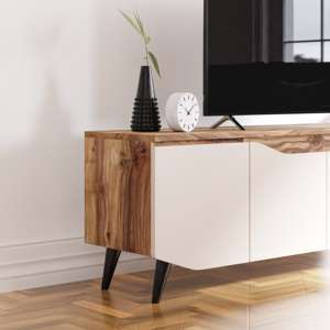 Turc luxe crème foncé Sonomo meuble TV européen moderne meubles en bois divertissement à domicile hôtel chambre salon salle à manger - Product Image 2