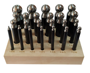 Ensemble de poinçons de haute qualité de 36 pièces (3,5 à 25 mm) avec support en bois, utilisé pour la fabrication de bijoux, vente en gros au prix le plus bas - Product Image 2