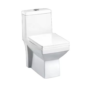 Prix usine Style classique Siphon une pièce en céramique toilette ensemble 2022 Western Commode lavage salle de bain accessoire - Product Image 3