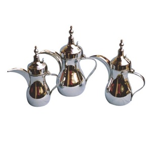 Brass Metal Coffee <b>Tea</b> <b>Pot</b> Dallah Customized Arabic Coffee Dallah <b>Sets</b> Coffee <b>Pot</b> Cawa Cups Base <b>Sets</b> Long Spout Dallah <b>Tea</b> <b>Pot</b> - Product Image 4