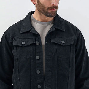 Multi Pockets Custom Design Men <b>Denim</b> <b>Jackets</b> With Custom <b>Embroidery</b> Logo / Reasonable Price <b>Denim</b> Men's <b>Jackets</b> - Product Image 6