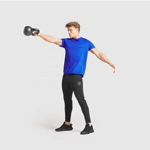 Pantalon de jogging coupe-vent confortable et durable en polyester spandex pour hommes - Product Image 5