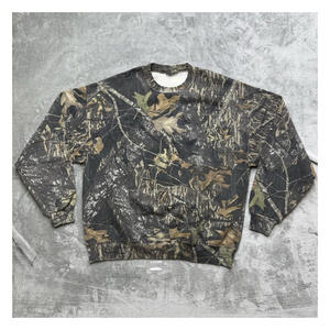 Sudadera de Forro Polar Verde Camuflaje para Hombre, Venta Caliente de Invierno, Sudadera Personalizada con Estampado en Relieve, Ropa Casual - Product Image 5