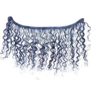 Extensions de cheveux humains indiens Remy naturels naturels noirs et bruns bouclés 60cm-102cm longueur 100g poids 2 + ans de garantie tissage - Product Image 4