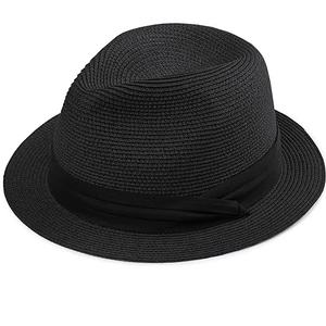 Sombrero de Paja de Verano al por Mayor, Decoración de Cerezas, Plegable, Tipo Cubo, para Protección Solar, Transpirable, para Playa - Product Image 1