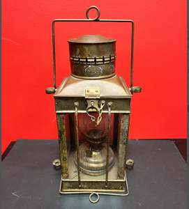 Elegant Item for Home DecorMarine Brass Ships <b>Lantern</b> with Original Glass Shade Handmade Stand High Quality <b>Lamp</b> - Product Image 2