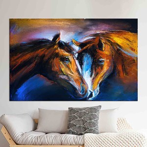 Art mural élégant et moderne en verre trempé, toile imprimée, toile encadrée - Product Image 1