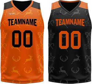 Maillot de basket-ball réversible pour hommes, uniforme de basket-ball personnalisé pour les jeunes, entraînement athlétique, chemises de sport - Product Image 6