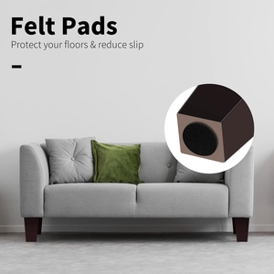 Patas de muebles modernos elegantes para patas de sofá, sillas de mesa, forma cuadrada de madera de caucho macizo, diseño antiguo, fuerte soporte de carga OEM - Product Image 3