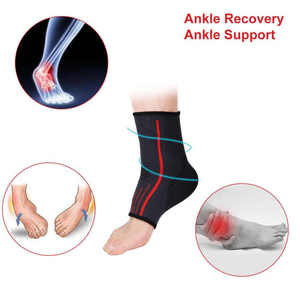 Unisex <b>Ankle</b> <b>Support</b> Sleeve Breathable Spandex Polyester Sport Protection for <b>Ankle</b> Sprain Pull On Design - Product Image 4